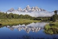 SchwabacherÃ¢â¬â¢s Landing in Grand Teton National Park, Wyoming Royalty Free Stock Photo